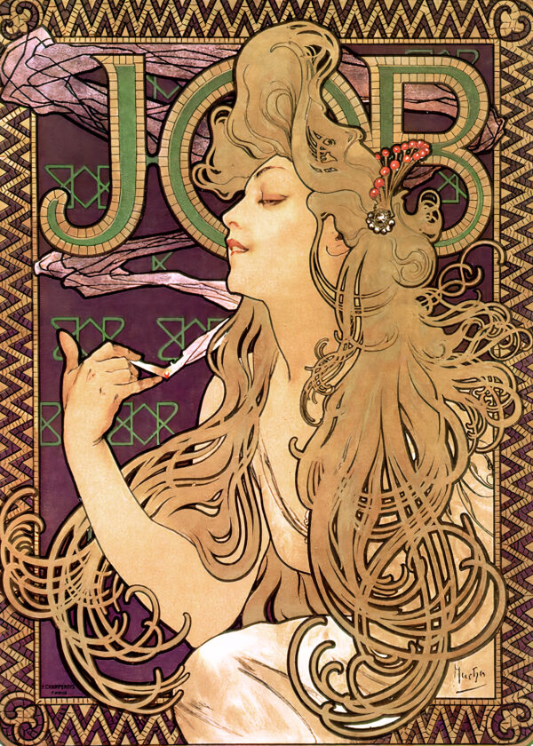 Alphonse Mucha - Job Cigarettes - Image 2