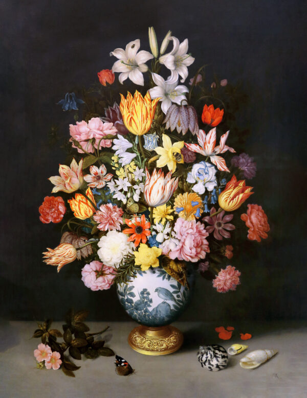 Ambrosius Bosschaert the Elder - Still Life with Flowers in a Wan Li Vase - Image 2