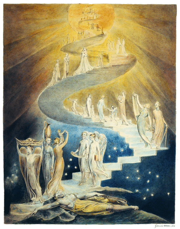 William Blake - Jacob's Ladder